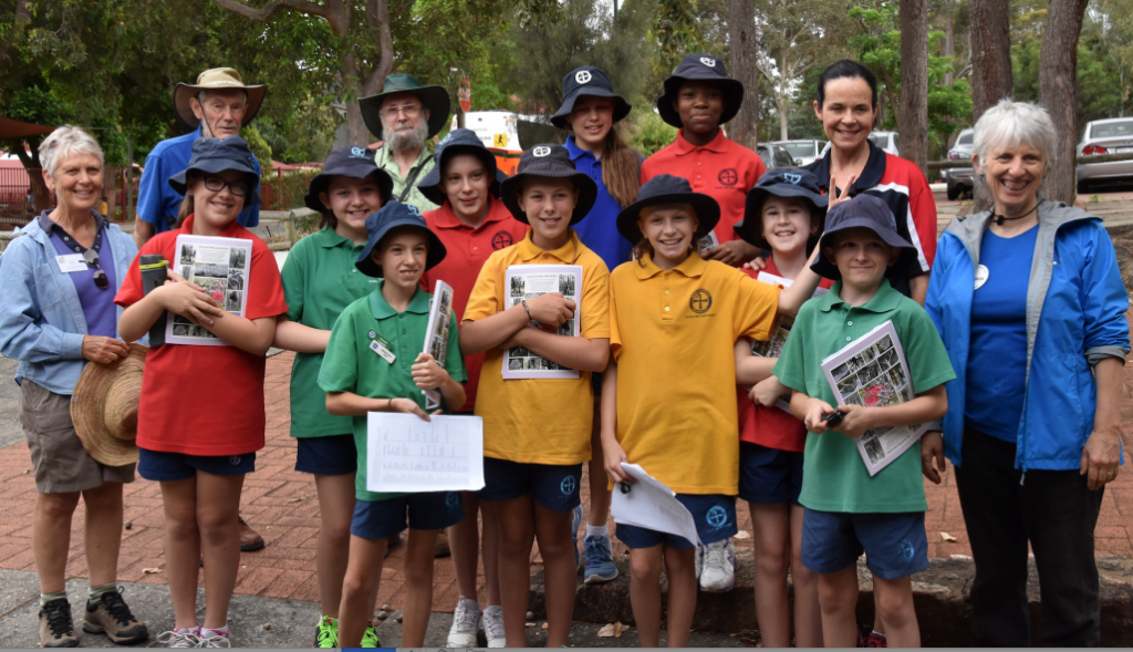 4. Group at Good Shepherd clutching their wildflower books by Joff Start copy.JPG