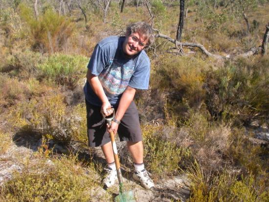 Hans with shovel.JPG