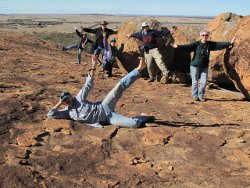 Exfoliating granite and boulders at Billyacatting Nature Reserve
